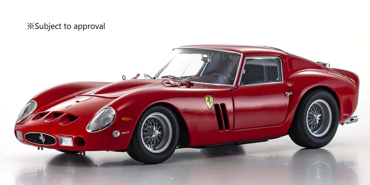 Kyosho 1:18 Ferrari 250 GTO Red 1962 Die-Cast Collection 08438R