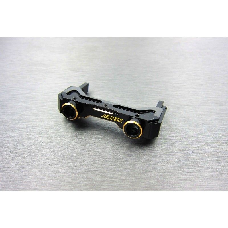 SAMIX Messing Bumper Befestigung Set hinten für Axial SCX10-2 SCX2-4061