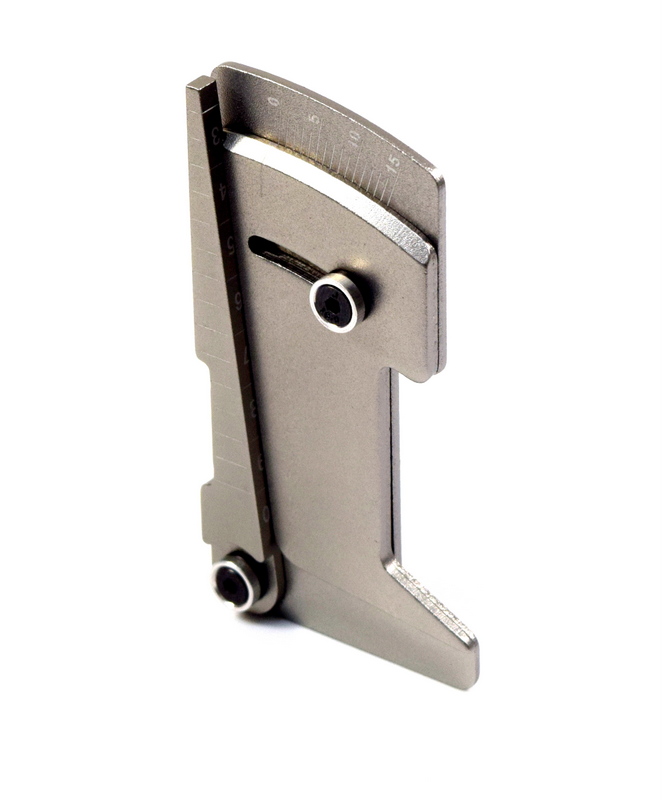 Absima Aluminium Sturzlehre Silber 3000047