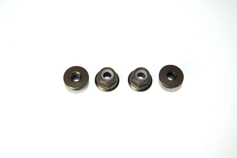 Absima Aluminium Nylon Mutter M4 (4 St.)  1230235