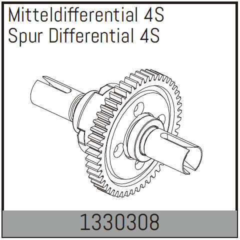 Absima Mitteldifferential 4S Variante 1330308