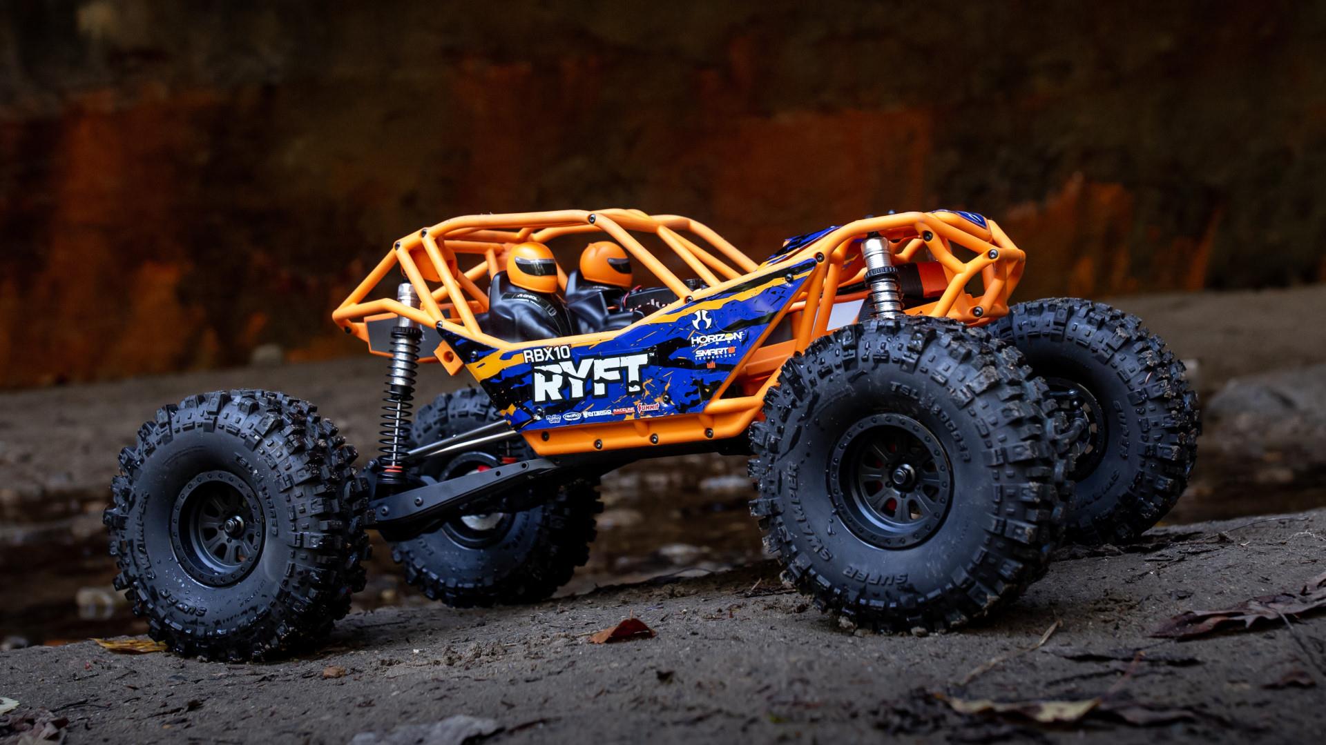 Axial 1/10 RBX10 Ryft 4WD Brushless Rock Bouncer RTR Orange AXI03005