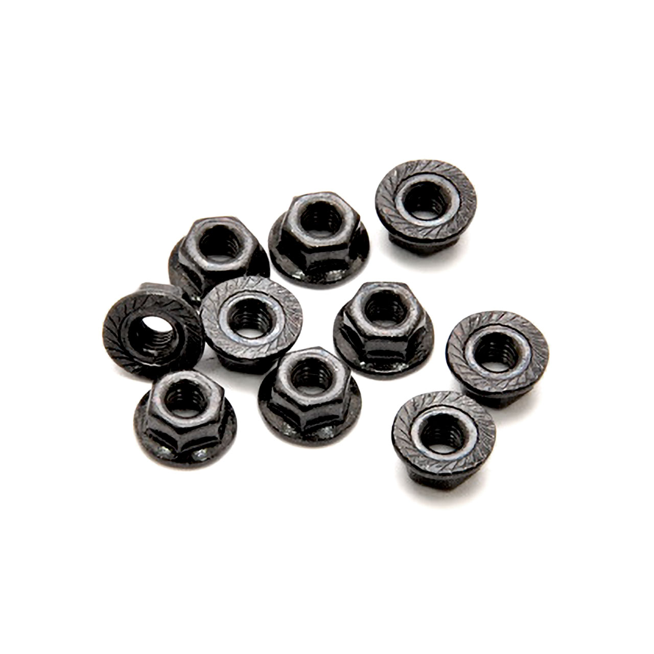 HoBao FLANGE NYLON NUT M3, 10St. 39006