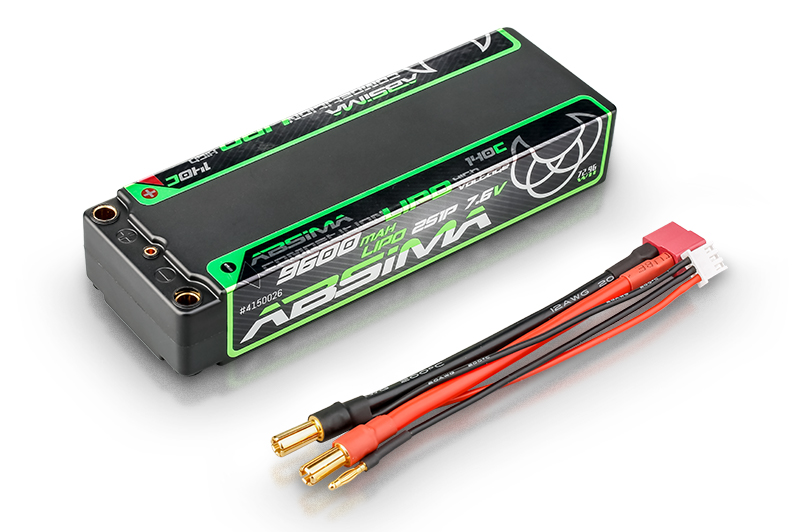 Absima Competition LiPo HV 140C/2S1P HC 9600mAh 5mm 4150026