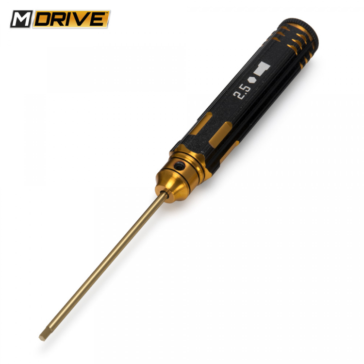 M-DRIVE Pro TiN Innensechskant Schlüssel 2.5mm MD21025