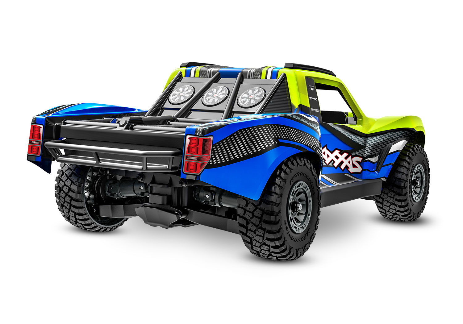 Traxxas MINI-Slash BL-2S 4x4 gelb 1/16 Short Course RTR Brushless mit 2S Lipo/Lader 10164-1 - Abbildung 4