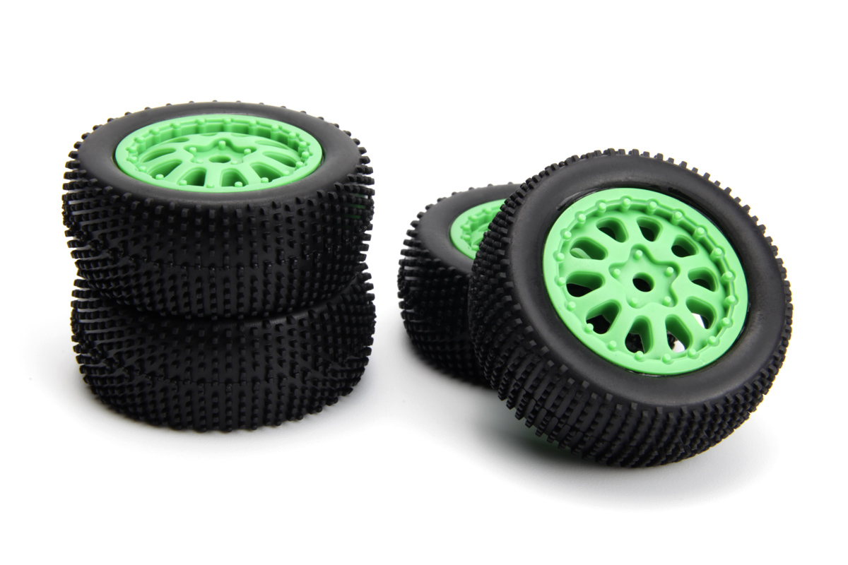 Maverickn Sidepin SC Reifen & Felgen Räderset Grün/Vorne/Hinten 151532