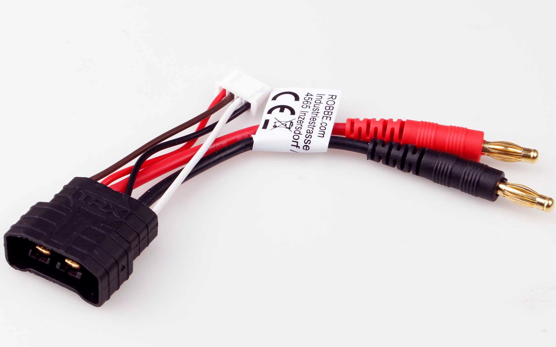 Robbe Traxxas ID Ladekabel 3S - 4mm Stecker 40062
