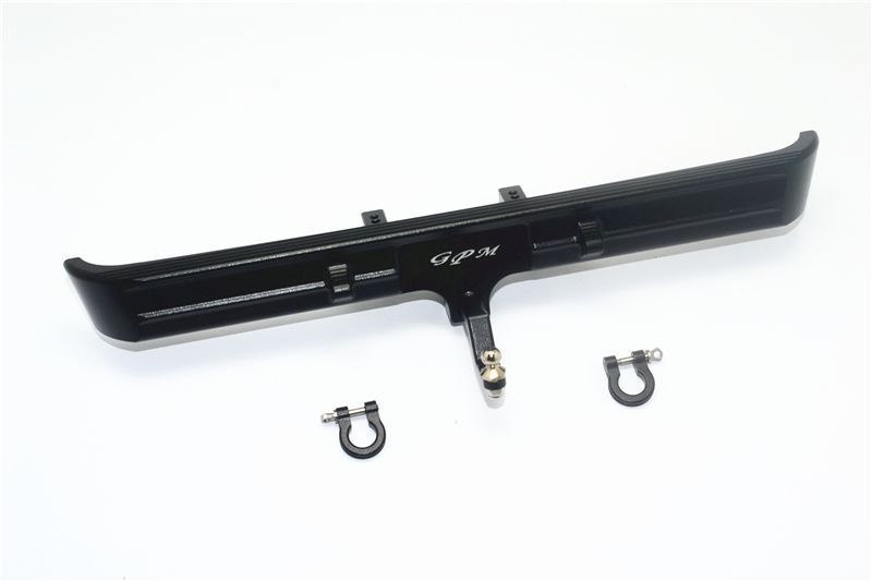 GPM Alum. Bumper hinten mit D-Rings, Abschleppkupplung schwarz Traxxas Traxxas4 Blazer