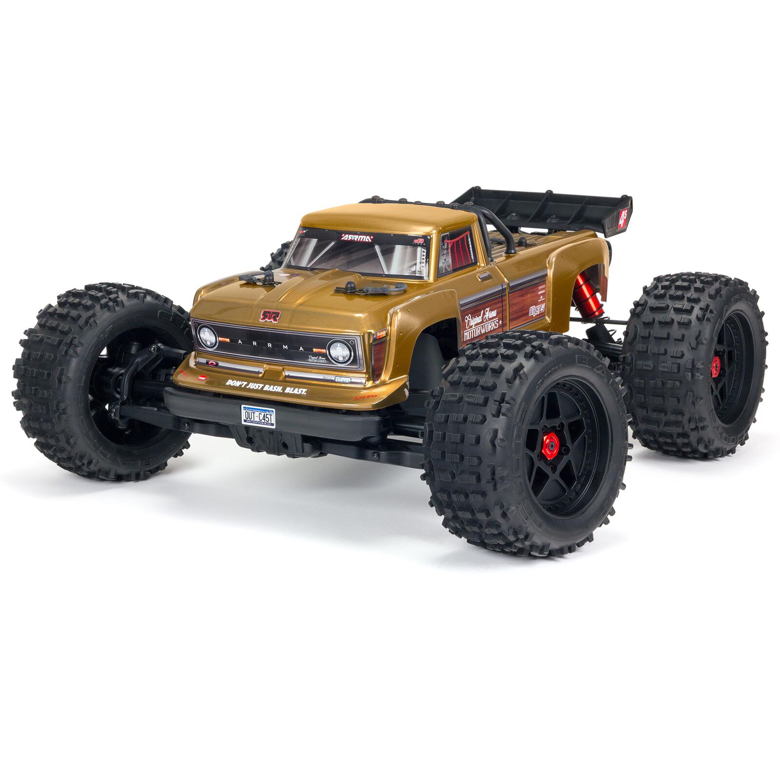 ARRMA 1/10 OUTCAST 4X4 4S V2 BLX Stunt Truck RTR, Bronze ARA4410V2T1