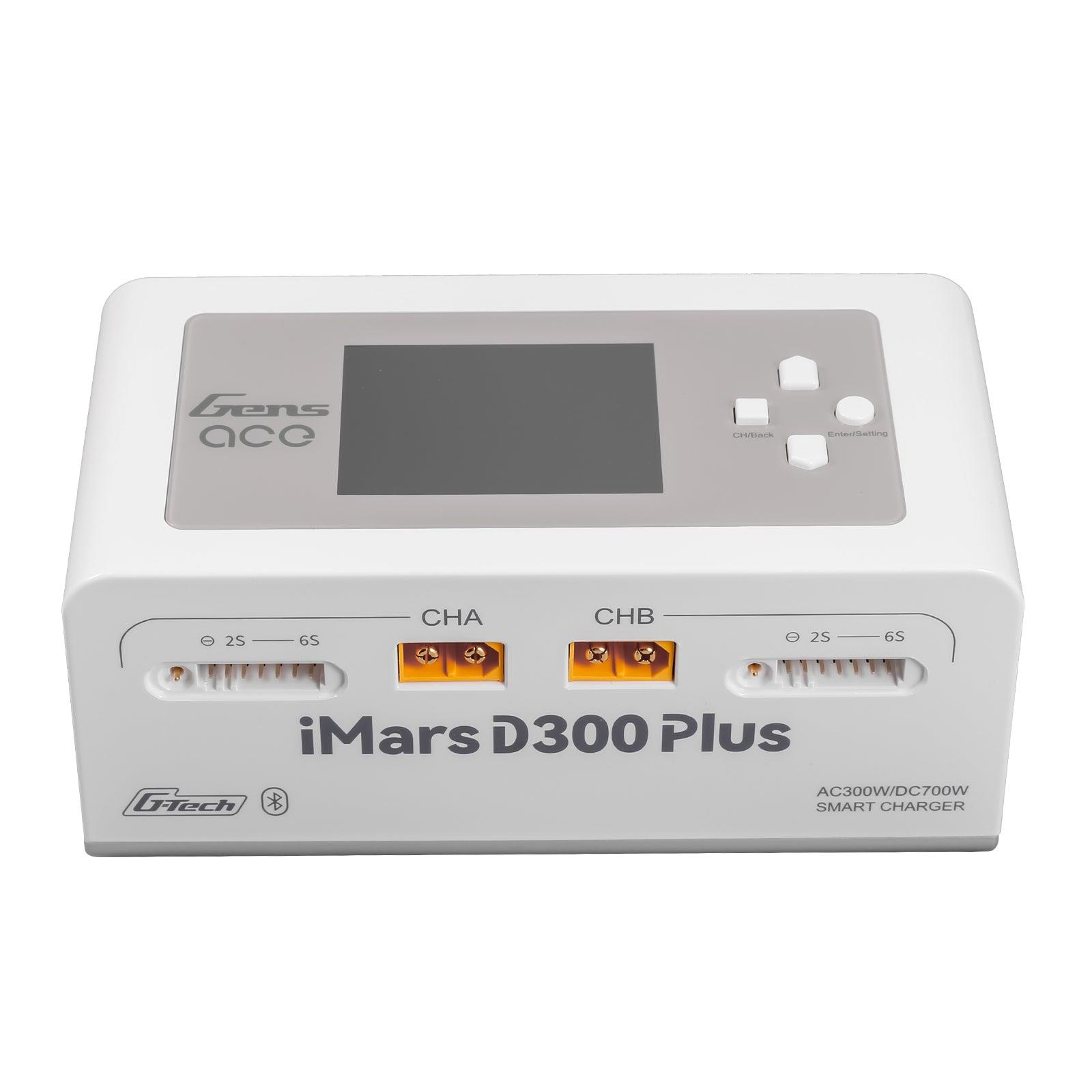 Gens Ace iMars D300 Plus Smart Ladegerät | Dual-Channel | G-tech | EW Weiß GEA300WPLUS-EW