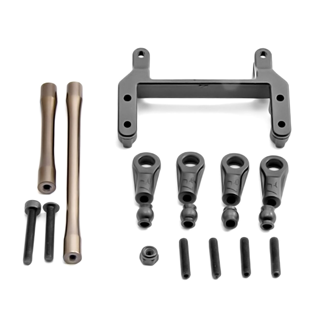 Hobao 4 Link Steering System Conversion Kit, W/ Plastic Servo Moun 230125