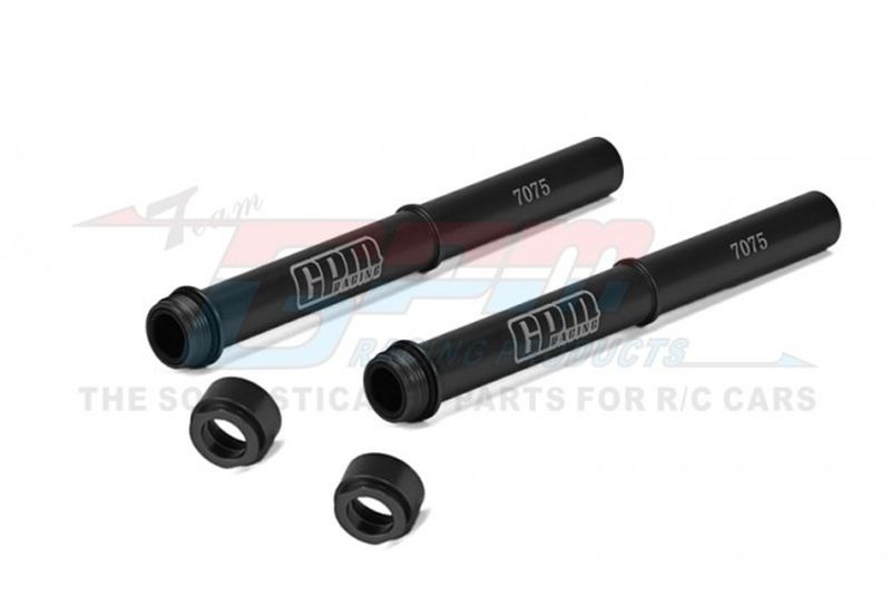 GPM ALU 7075 FORK TUBE SET schwarz 1/4 PROMOTO-MX MOTORCYCLE RTR MX142BK