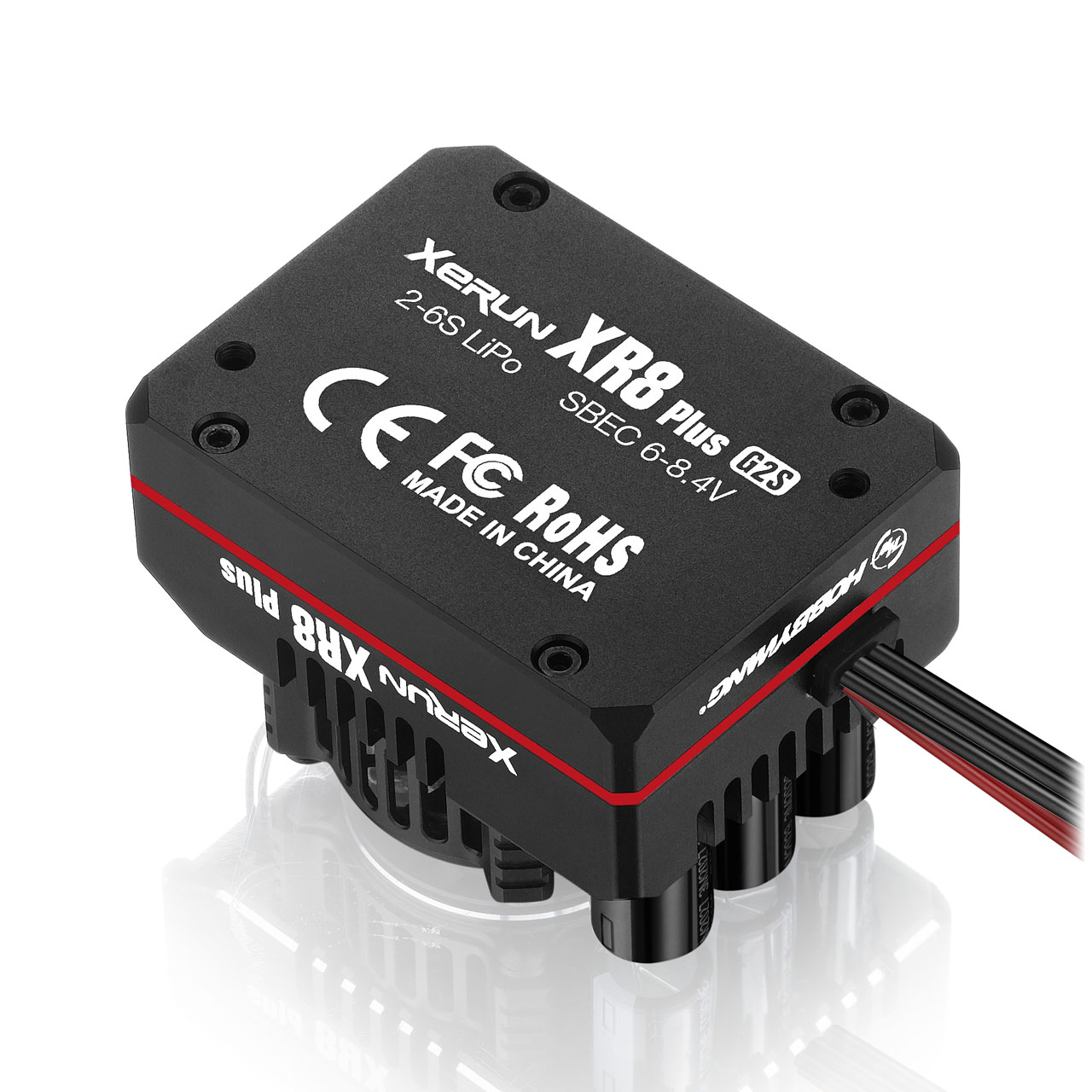 Hobbywing Xerun XR8 Plus G2S Brushless Regler 200A, 2-6s LiPo 30113304