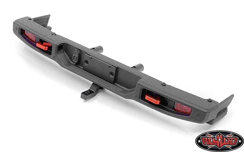 RC4WD OEM Rear Bumper w/ Tow Hook and License Plate Holder VVV-C1133