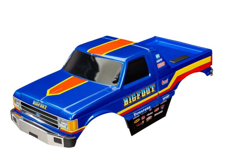 Traxxas Karosserie BIGFOOT No.8 blau 4x4 Bigfoot, Stampede 9020-BLUE