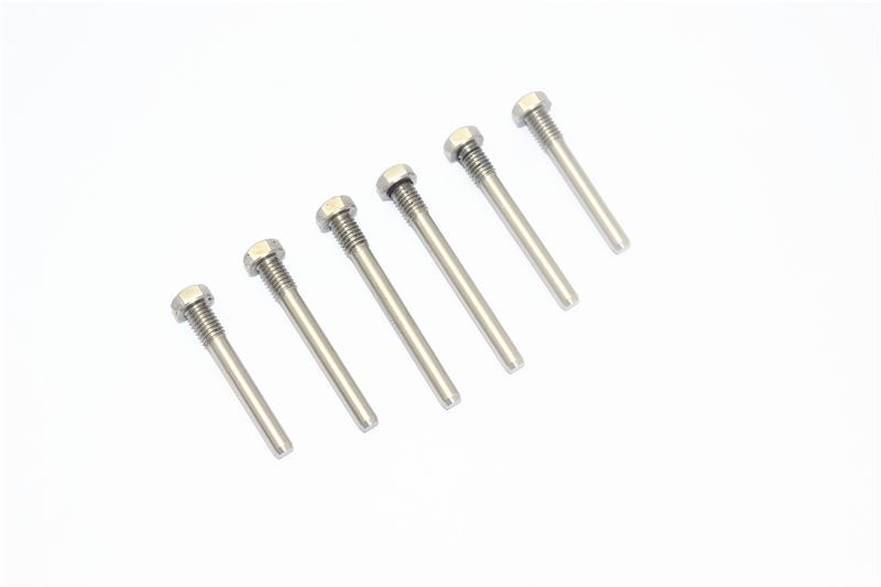 GPM Edelstahl Querlenkerstifte Set v/h (6 Stk.) Traxxas MAXX