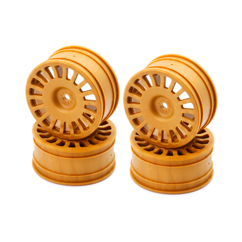 LC Racing Felgen Gold 25mm 18 Speichen (12mm) 4 Stück LC8053