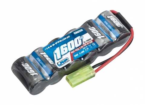 LRP XTEC Race pack Side-by-Side 2/3A NiMH - Mini-Tamiya - 7.2V - 1600mAh 430606 - Abbildung 1