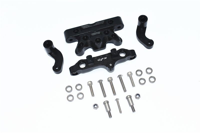 GPM Alu Querlenker- & Lenkungsbefestigung schwarz ARRMA Kraton, Outcast 8s MAKX048BK