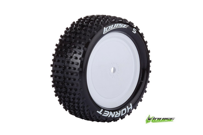 Louise E-Hornet Super-Soft Felge weiß (2) 1:10 4WD vorn 12mm Sechskant L-T3170VWKF