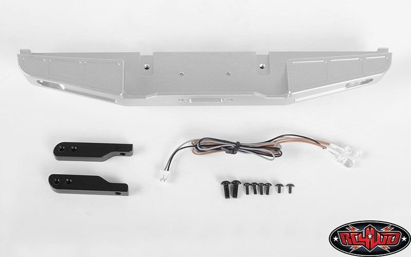 RC4WD VVV-C0607 Front Winch Bumper W/LED Lights for Traxxas TRX-4 '79 Bronco