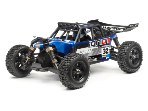Maverick Blau lackierte Wüsten-Truck Karosserie mit Aufklebern (iON DT) MV28069