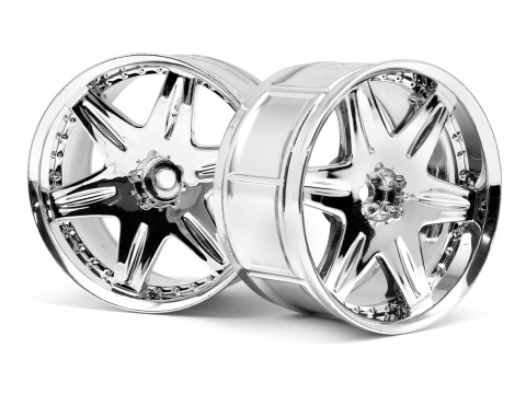 HPI LP35 Felge Work LS406 Chrom (35mm/9mm Offset/2St) 3345