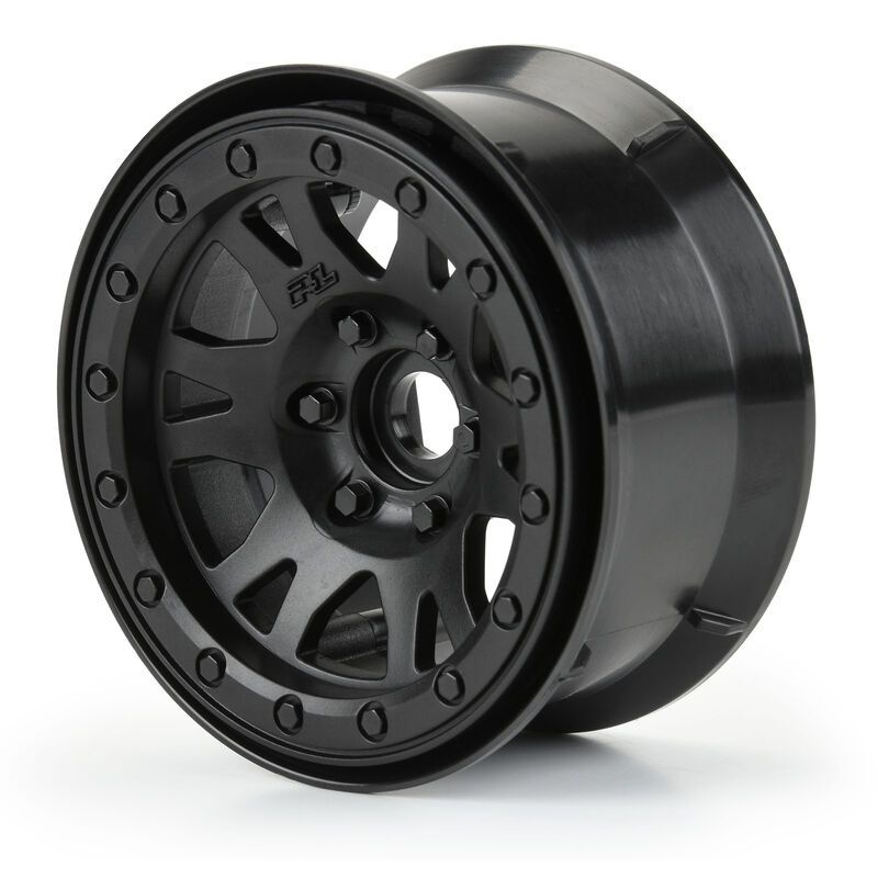 Pro-Line Impulse 2.2 schwarz Plastik Internal Bead-Loc v/h Rock Crawler Felgen mit 12mm Sechskant 2805-03