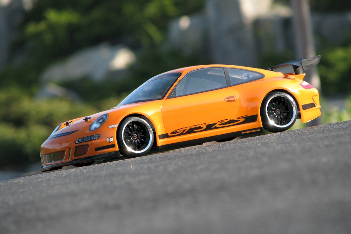 HPI Porsche 911 GT3 RS Karosserie klar 255WB (200mm) 17541