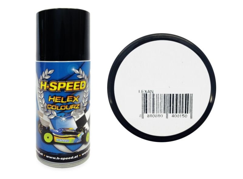 H-SPEED Lexan Spray Farbe Helex Colourz Matt (außen) 150ml HSPS102 - Abbildung 1
