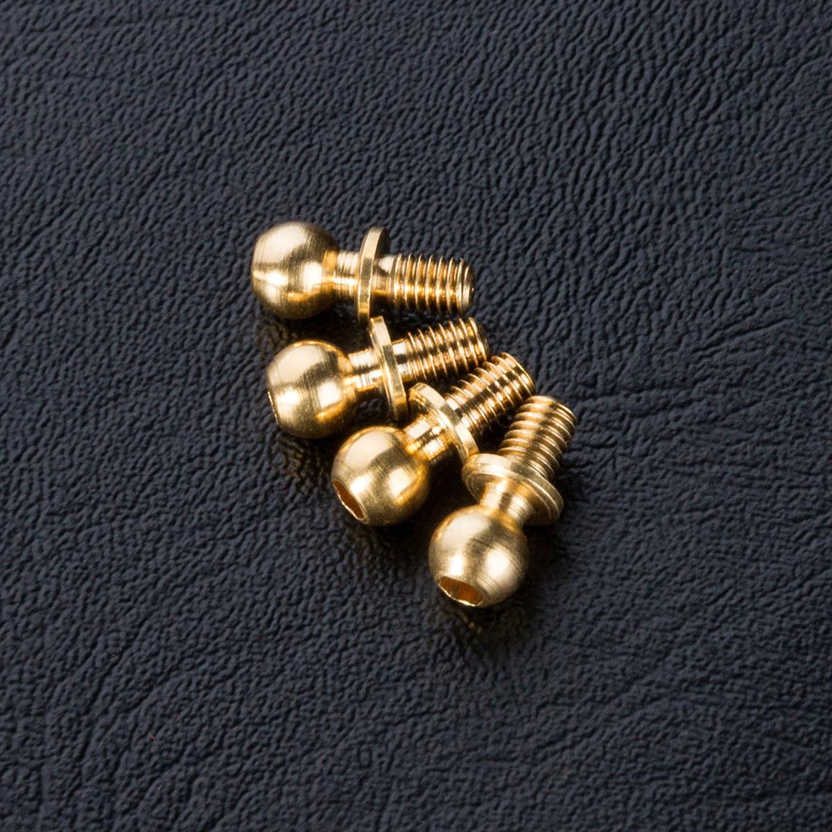 310054 Kugelkopf Messing 4.8mm M3x4.5mm (4 Stück)