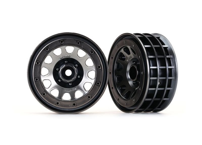 Felgen Method 105 2.2' (black chrome, beadlock) (Ringe separ 8171