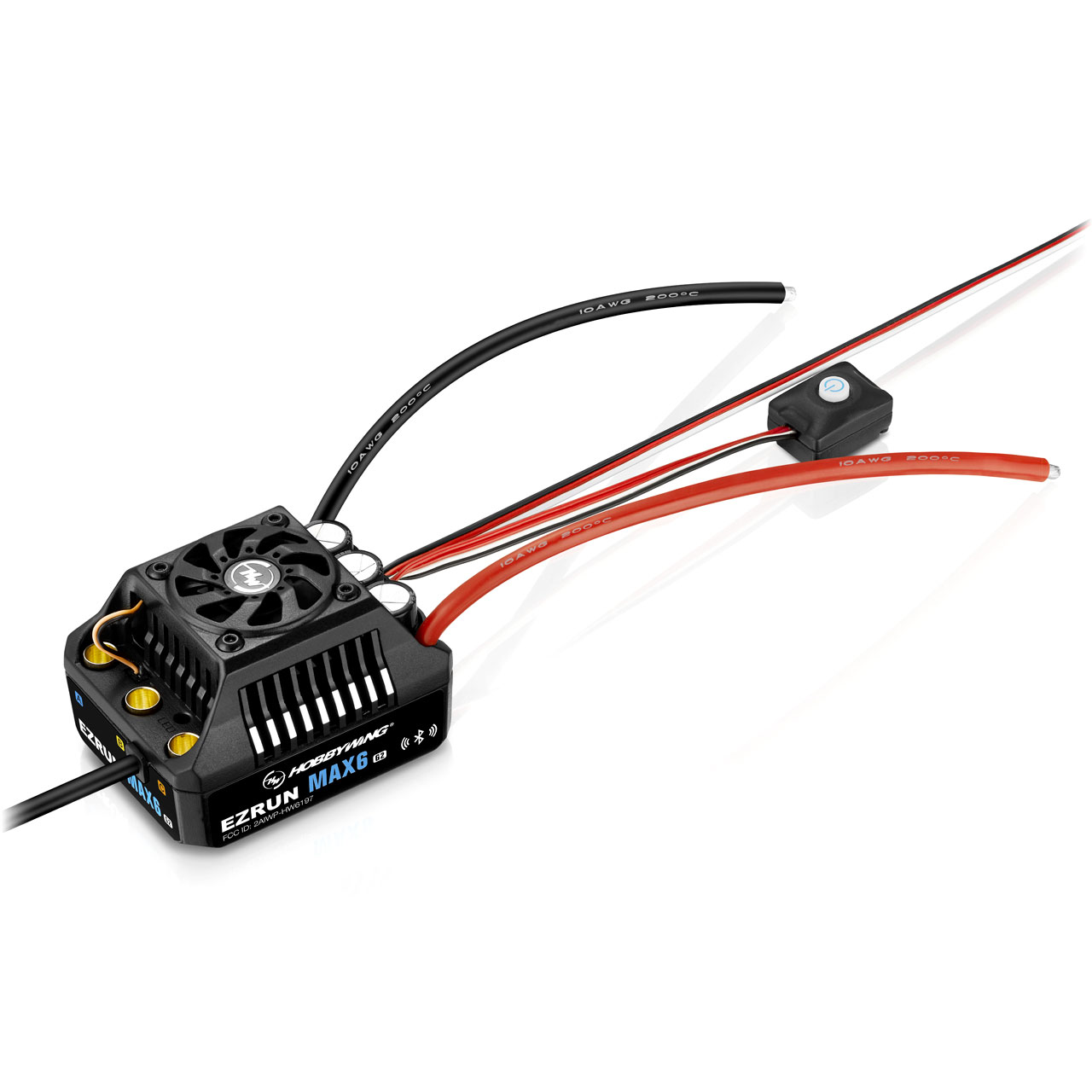 Hobbywing Ezrun MAX6 G2 Regler 200 Amp, 3-8s LiPo, BEC 8A 30105100