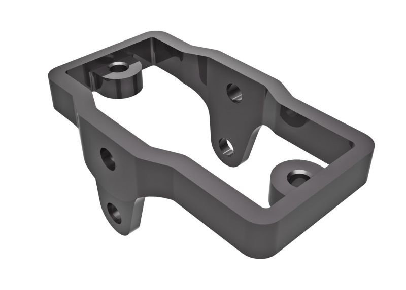 Traxxas Servohalterung 6061-T6 Aluminum Dark Titanium eloxiert 9739-GRAY
