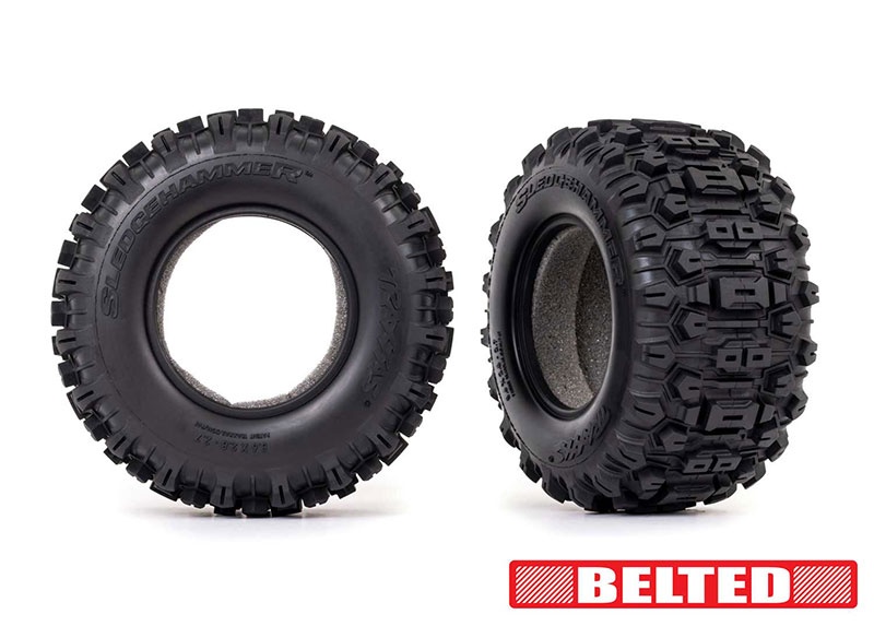Traxxas Sledgehammer BELTED 2.8 Reifen mit Einlagen (2) Maxx 8975