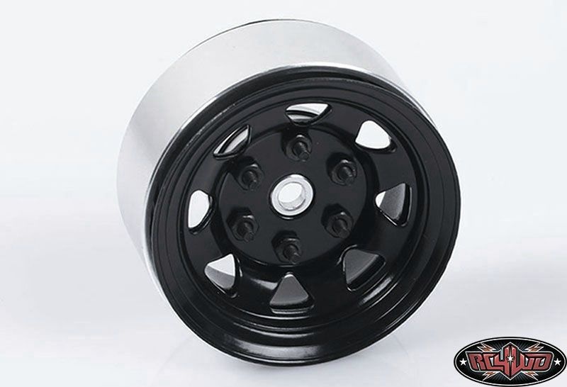 RC4WD Stamped Steel 1.55 Stock Black Beadlock Wheel Z-W0036