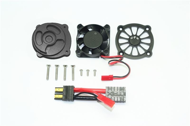 GPM Alu Kühlkörper mit Ventilator schwarz Traxxas UDR