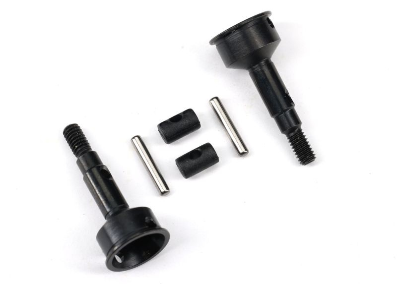 Traxxas Radachse vorne (2) incl. Cross Pins (2) und Drive pins (4) 9753 - Abbildung 1