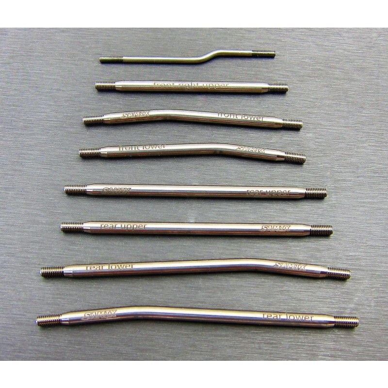 SAMIX Titan Aufhängungsstifte Link 313mm Kit 8Stk. für Axial SCX10-3 SCX3-5025HLS