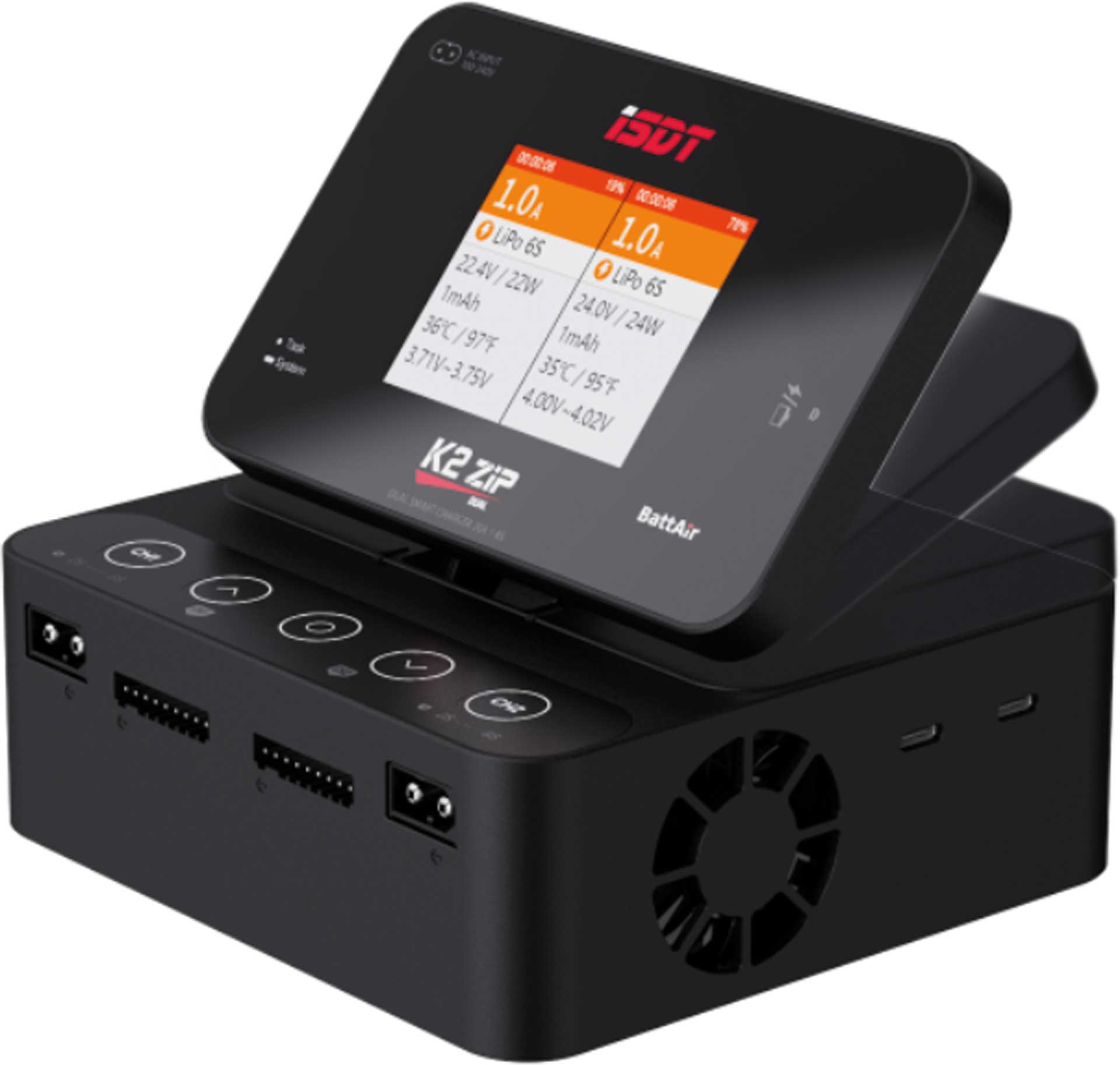 ISDT K2Zip AC/DC Dual Channel Smart Ladegerät -20A, 1-8S K2Zip