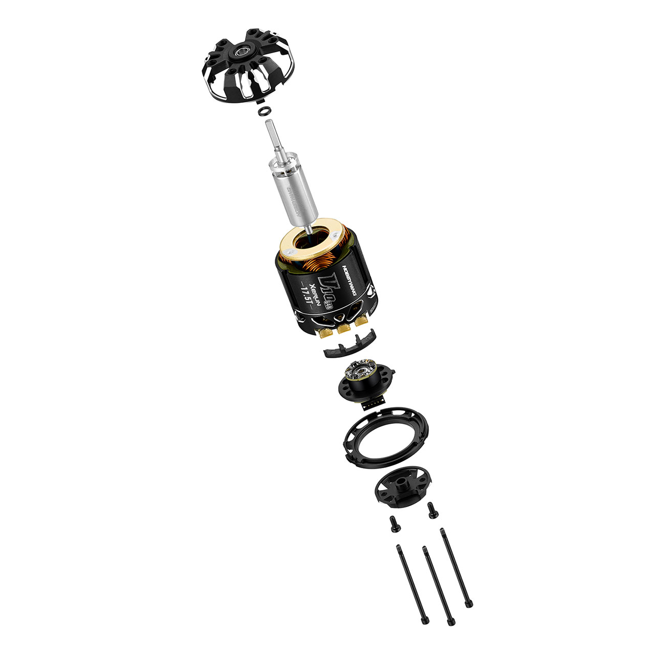 Hobbywing Xerun V10 Brushless Motor G4R (2-3s) 17.5T Sensored für 1:10 30401748