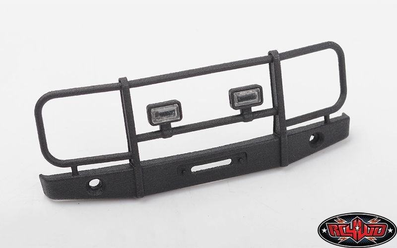 RC4WD Micro Series Tube Front Bumper w/ flood lights for Axial SCX VVV-C1147