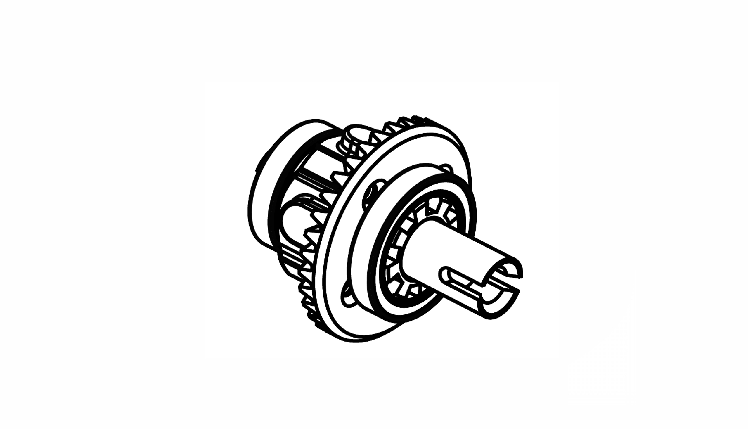 Amewi Sperrgetriebe Set ohne Differential 17223146