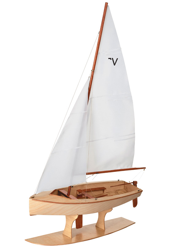 KRICK Vaurien Segeljolle 1:10 Bausatz 21203