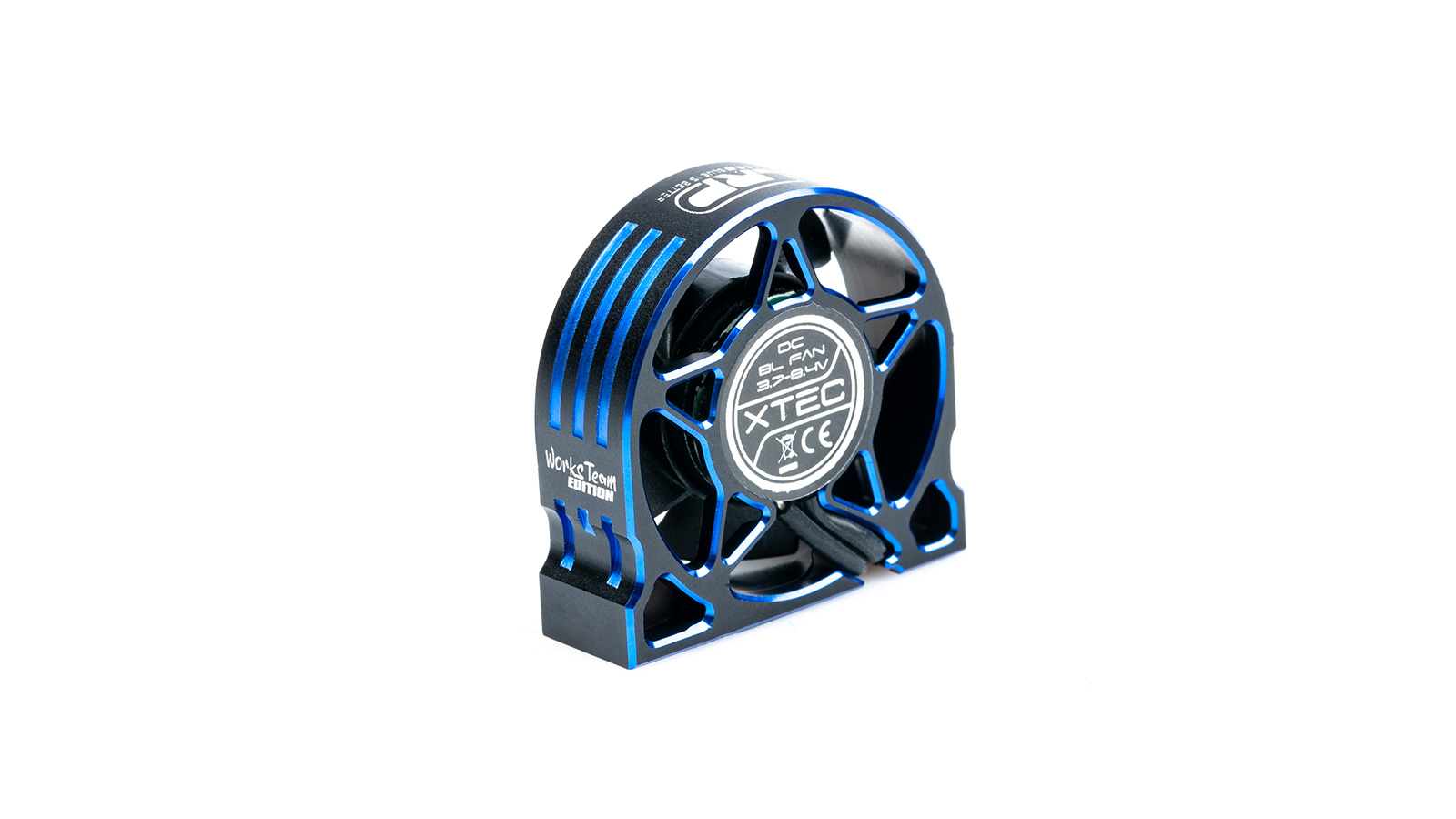LRP WorksTeam Aluminium HighRev. Motorlüfter V2 30x30x10mm / 1S2 / 2S / Empfängerstecker
