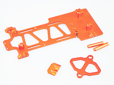 Amewi 680013 Akkuhalter Aluminium mit Abdeckung 680013