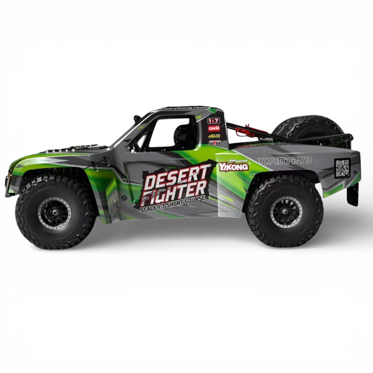 Yikong DF7 V3 Desertfighter 1/7 Short Course Grün Desert Truck YK4072A - Abbildung 2