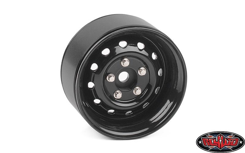 RC4WD Heritage Edition Stamped Steel 1.9 Wheels (Black) Z-W0340