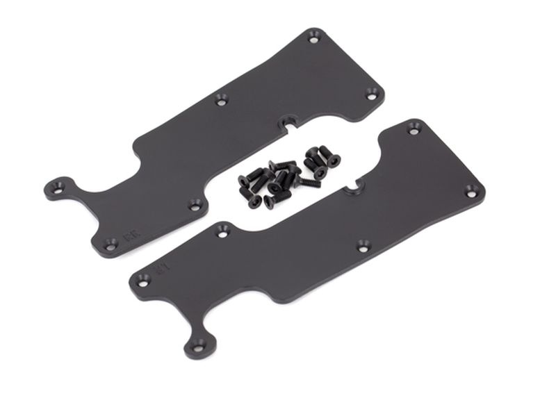 Traxxas Querlenker-Abdeckung schwarz hinten l/r + Schrauben 9634